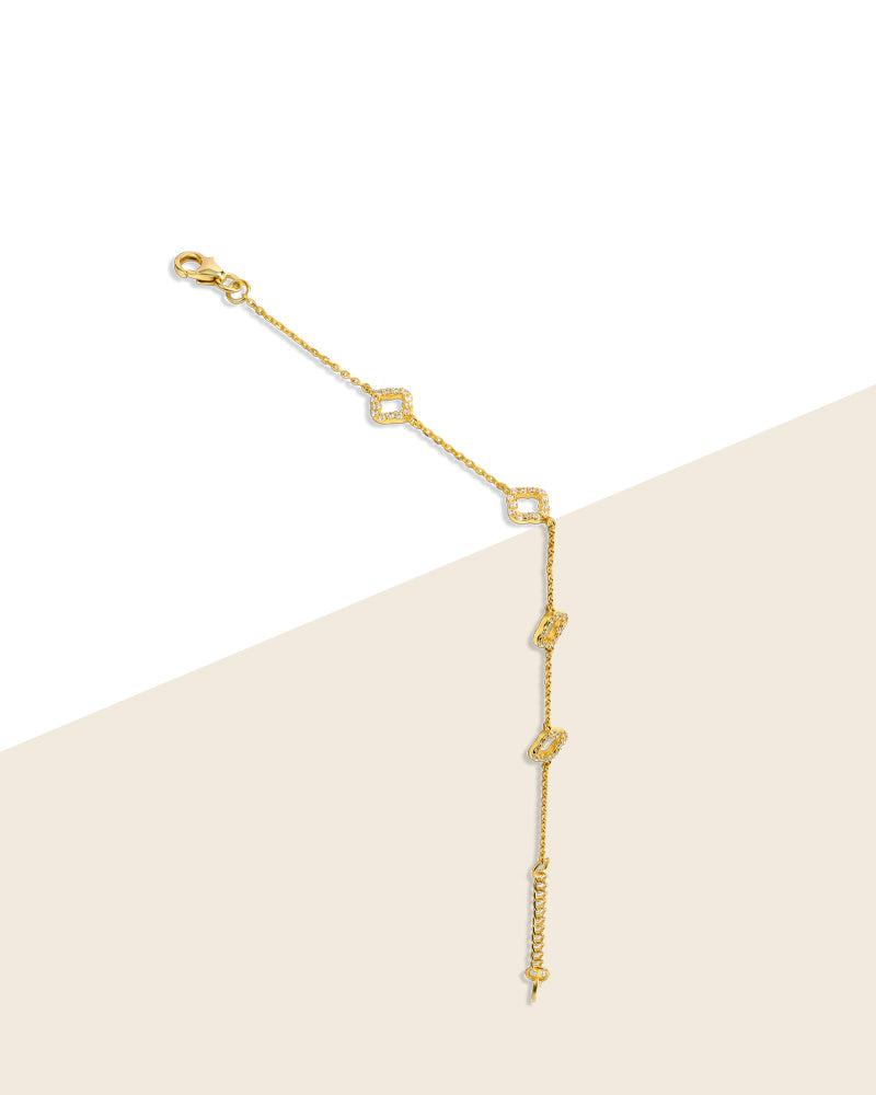 The Clover Bracelet – Gold