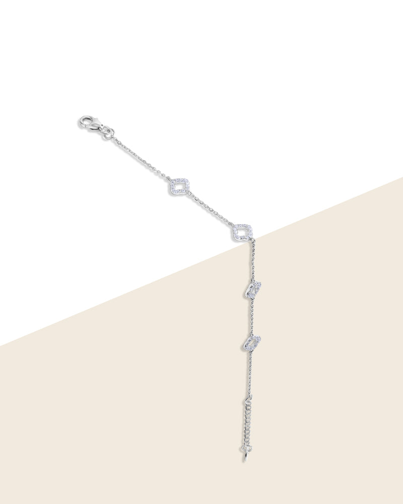 The Clover Bracelet – Silver