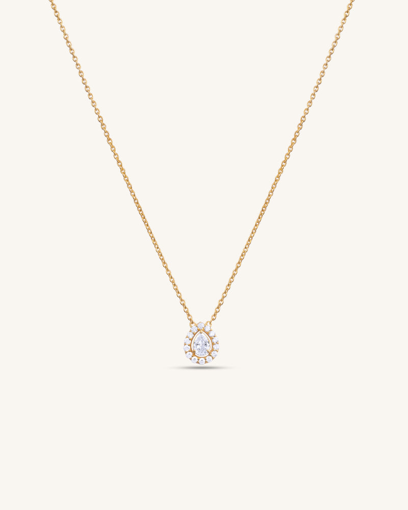 Pear Drop Necklace – Gold