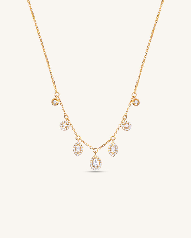 The Trillium Necklace – Gold