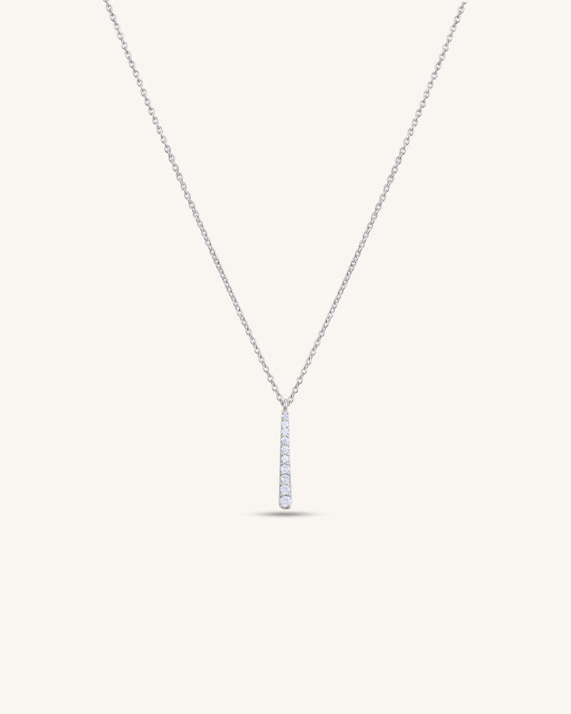 The Starlight Drop Necklace – Silver