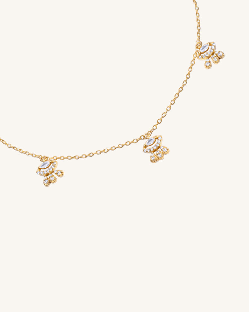 The Evil Eye Charm Necklace – Gold
