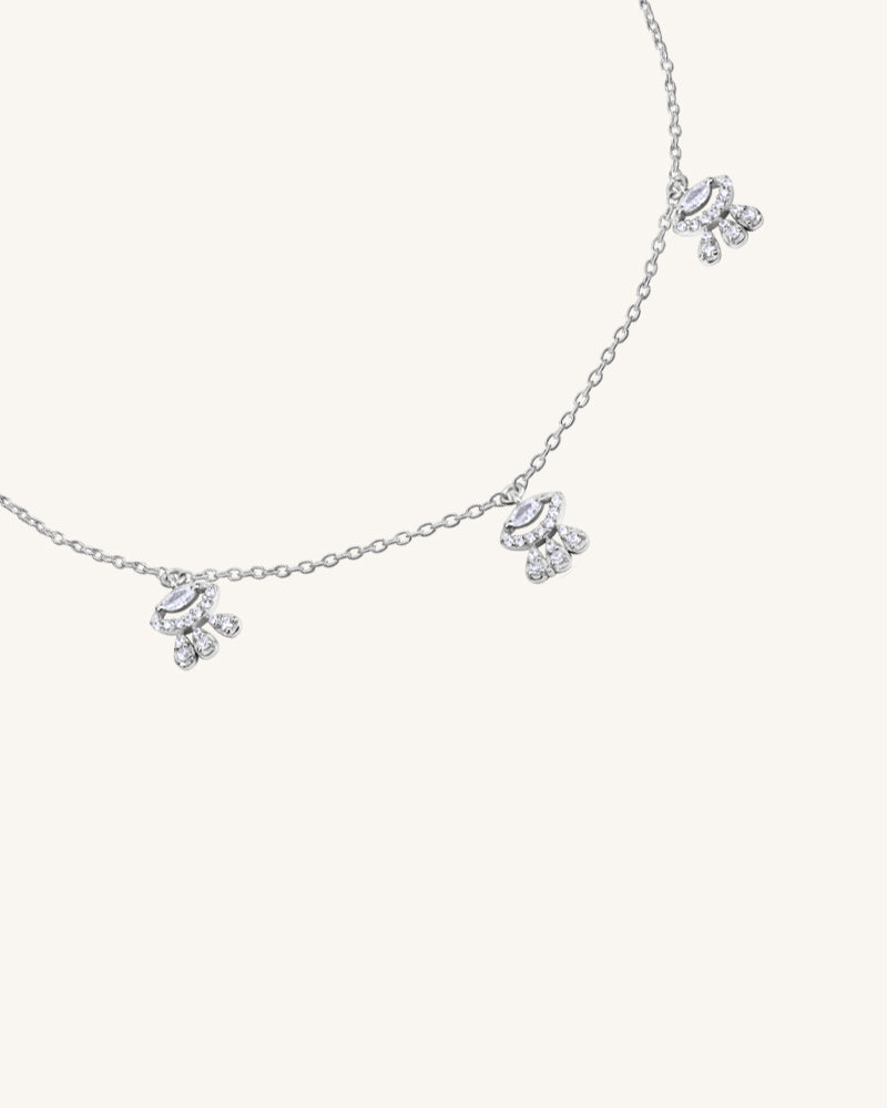 The Evil Eye Charm Necklace – Silver