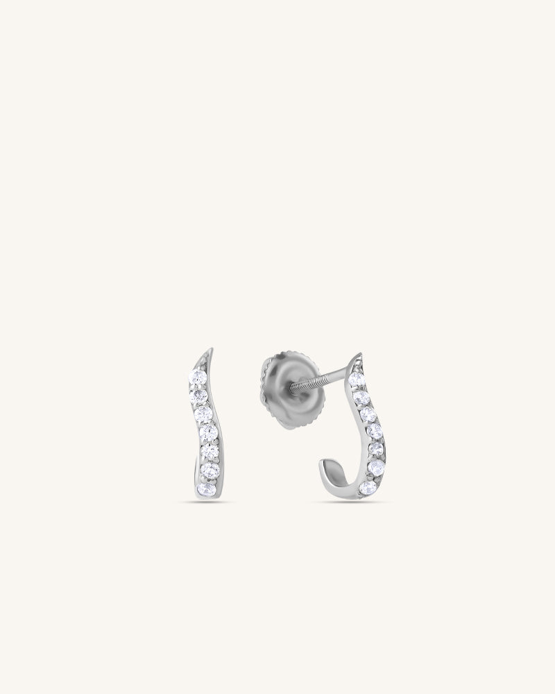 The Line Studs – Silver