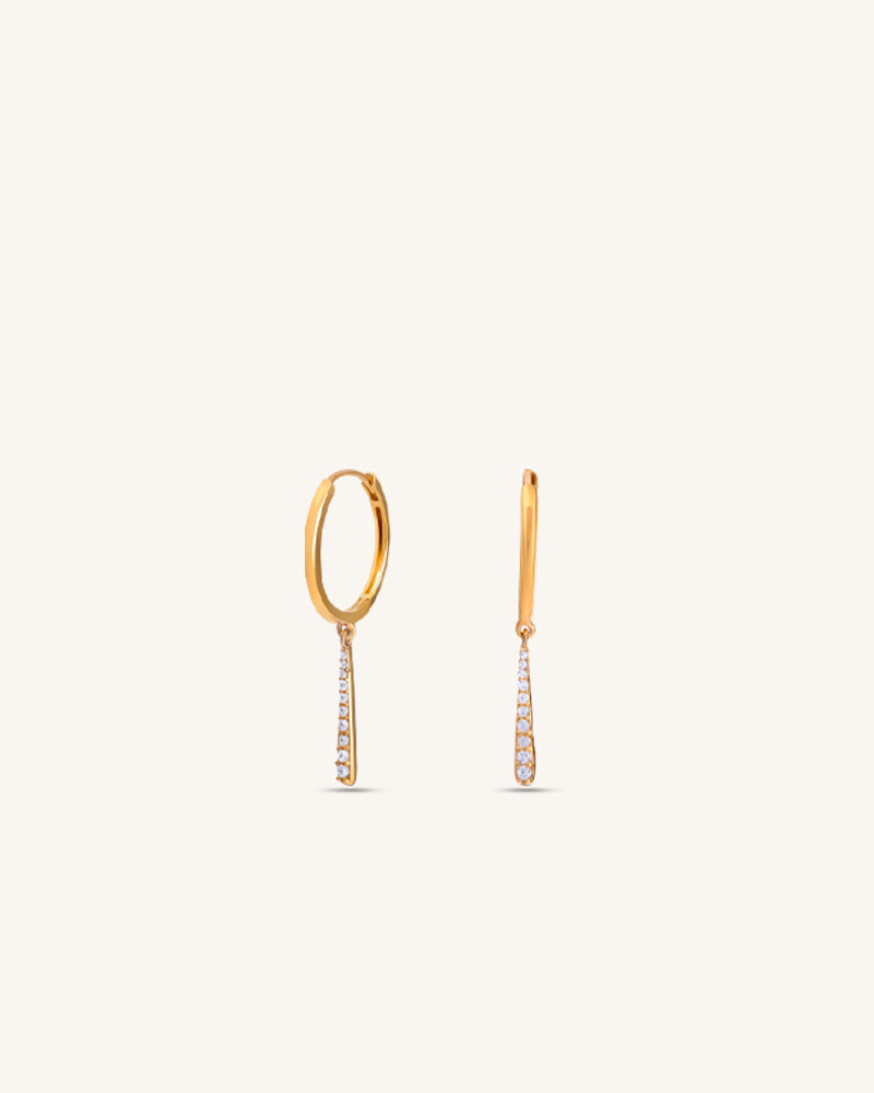 Starlight Drop Earrings – Gold