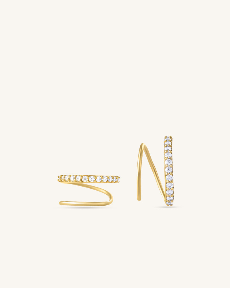 Twist Hoops – Gold