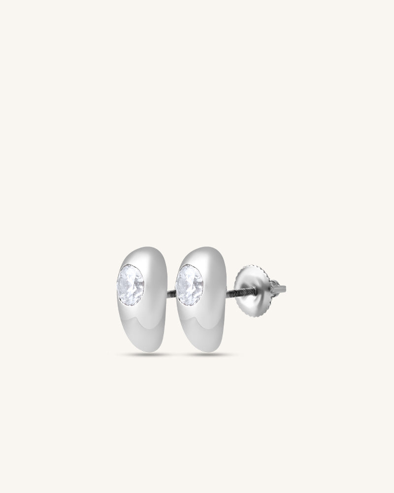 Glow Studs – Silver