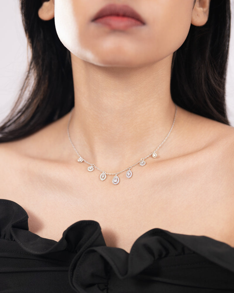 The Trillium Necklace – Silver