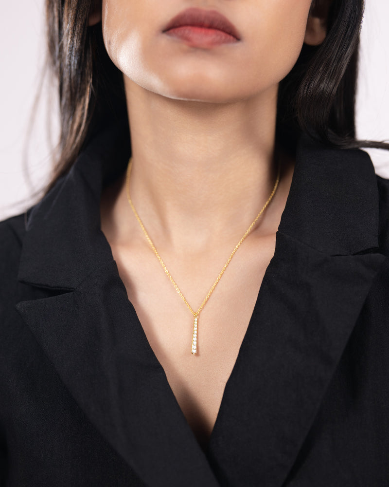 The Starlight Drop Necklace – Gold