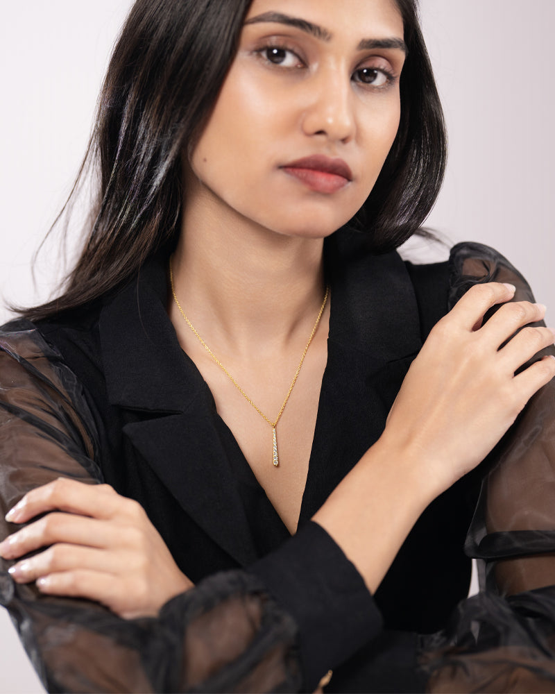 The Starlight Drop Necklace – Gold