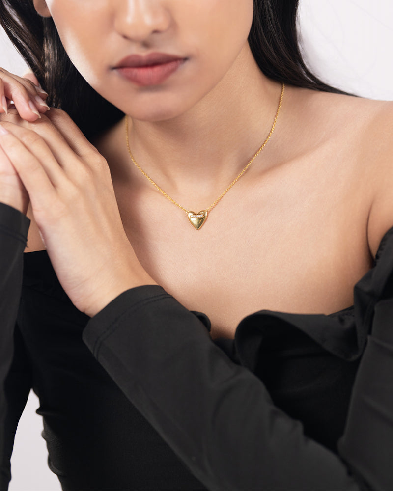 The Heart Necklace – Gold
