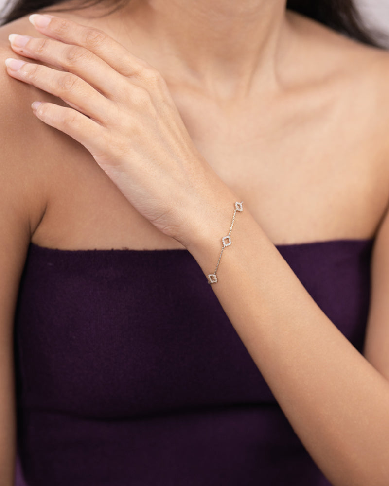 The Clover Bracelet – Silver