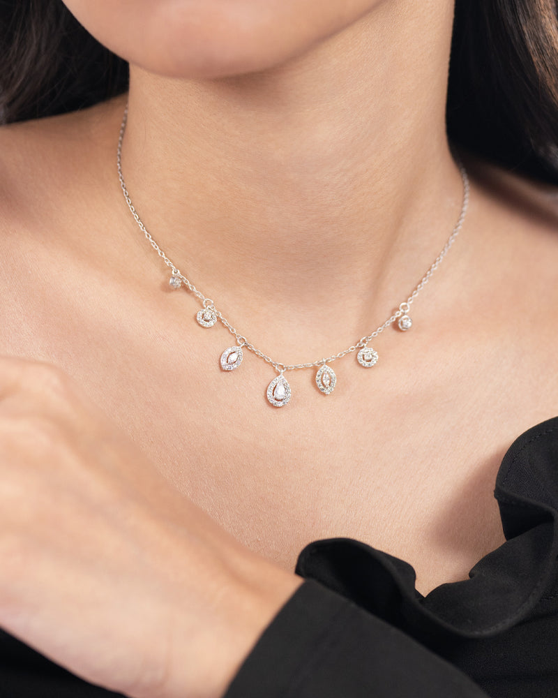 The Trillium Necklace – Silver