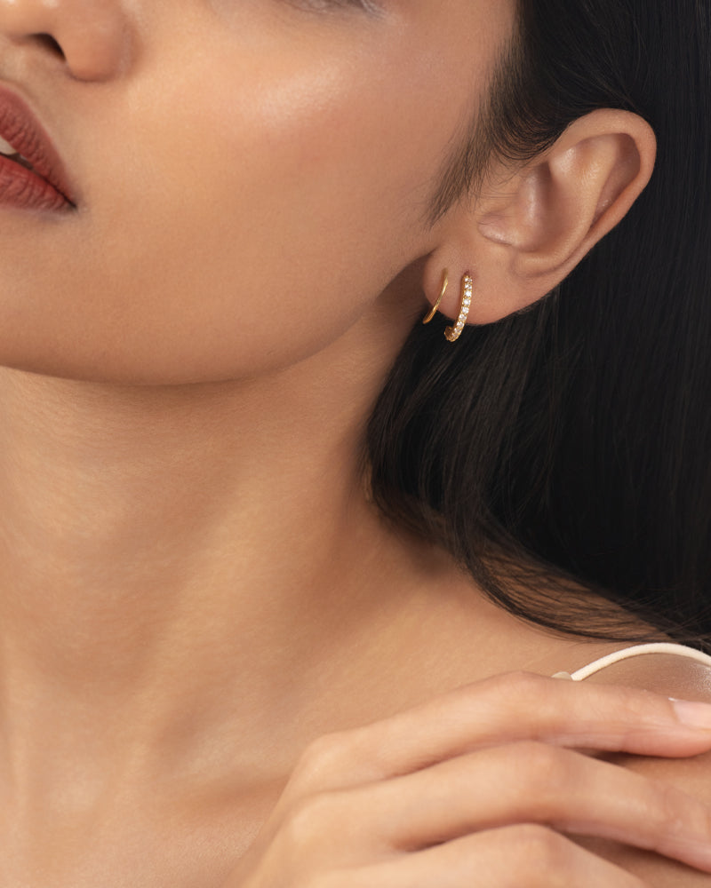 Twist Hoops – Gold