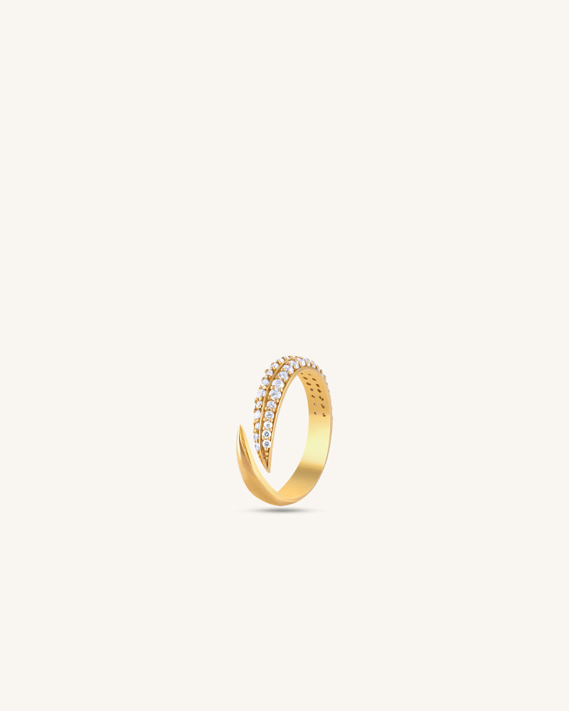 Crossover Ring – Gold