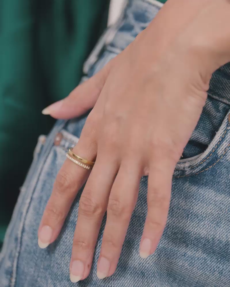 Dual Band Ring – Gold