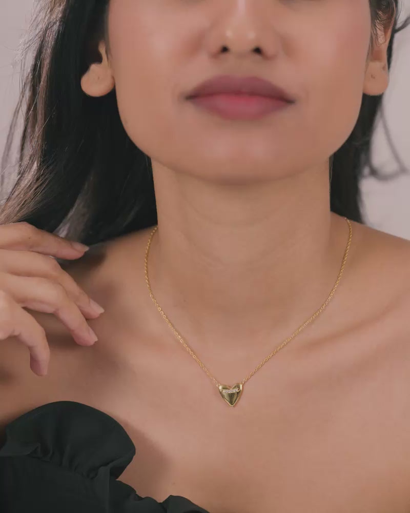 The Heart Necklace – Gold