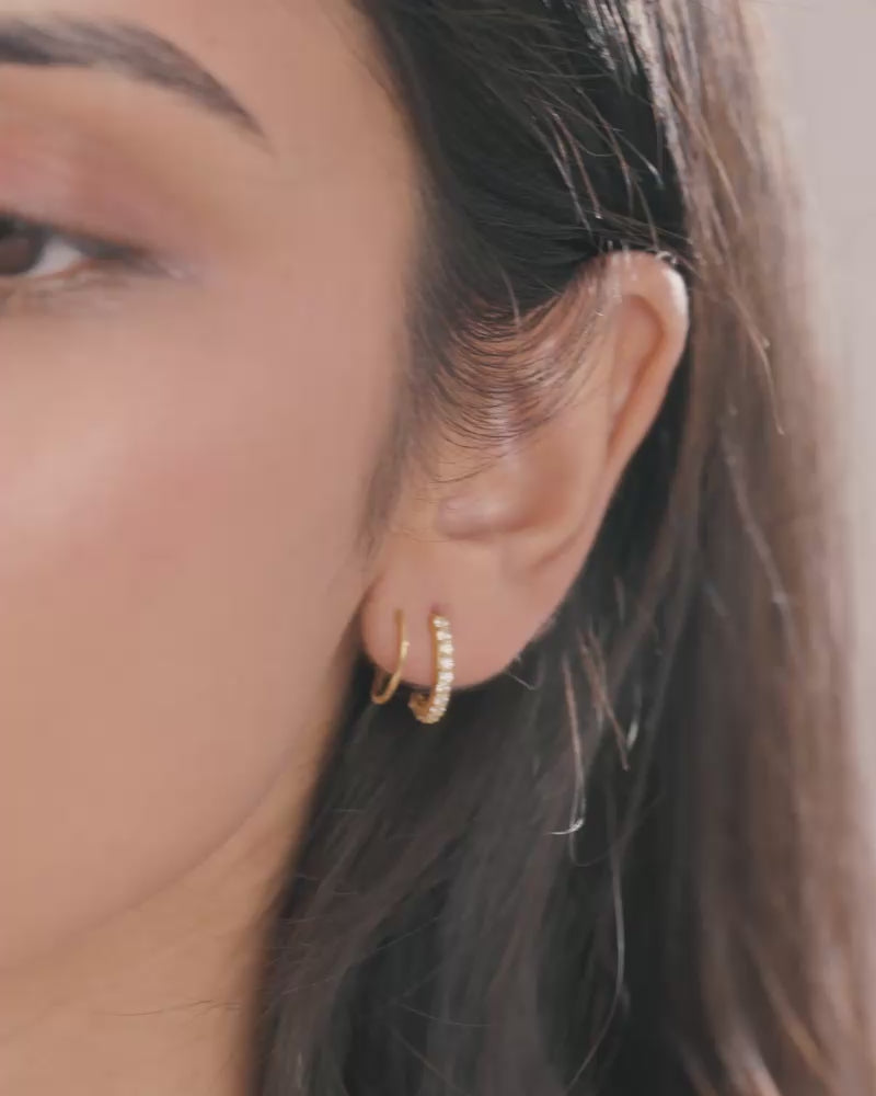 Twist Hoops – Gold